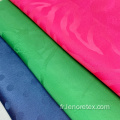 Tissu de satin jacquard de couleur fluorescente en polyester